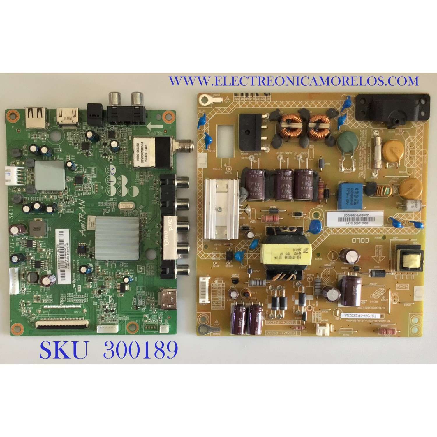 KIT DE TARJETAS PARA TV SHARP / MAIN 3632-2622-0150 / 0171-2271-5411 / FUENTE 0500-0605-0441 / FSP074-1PSZ02S / MODELO LC-32LE451U